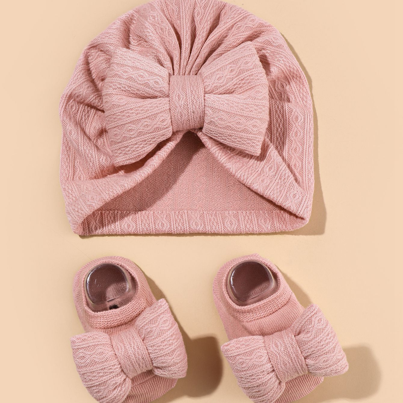 Toddler Sock Set - Kaus kaki topi pita bayi, tutup