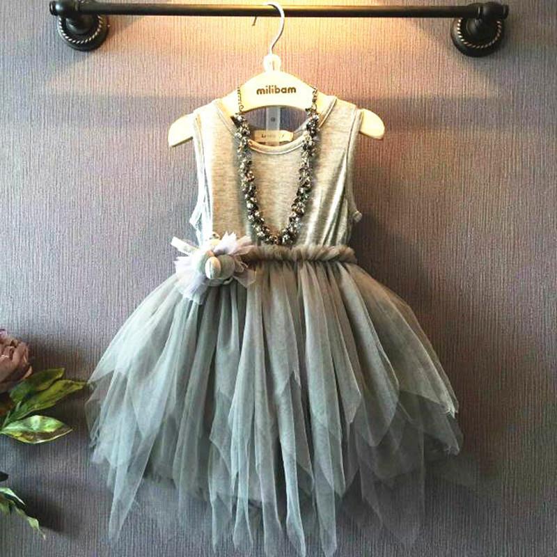 Baby Clothing Layers - Gaun Tutu pesta bunga musim panas