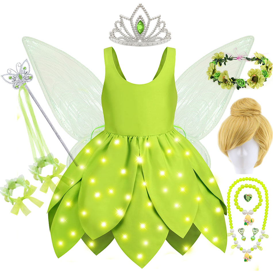 Baby Clothing For Girls - Baju peri Tinker Bell anak perempuan,