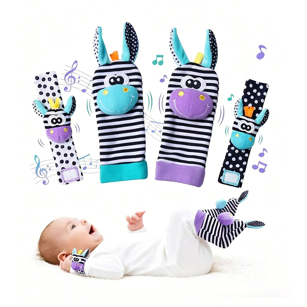 Toddler Sock Set - Mainan Kerincingan Bayi, Mainan Bayi dengan