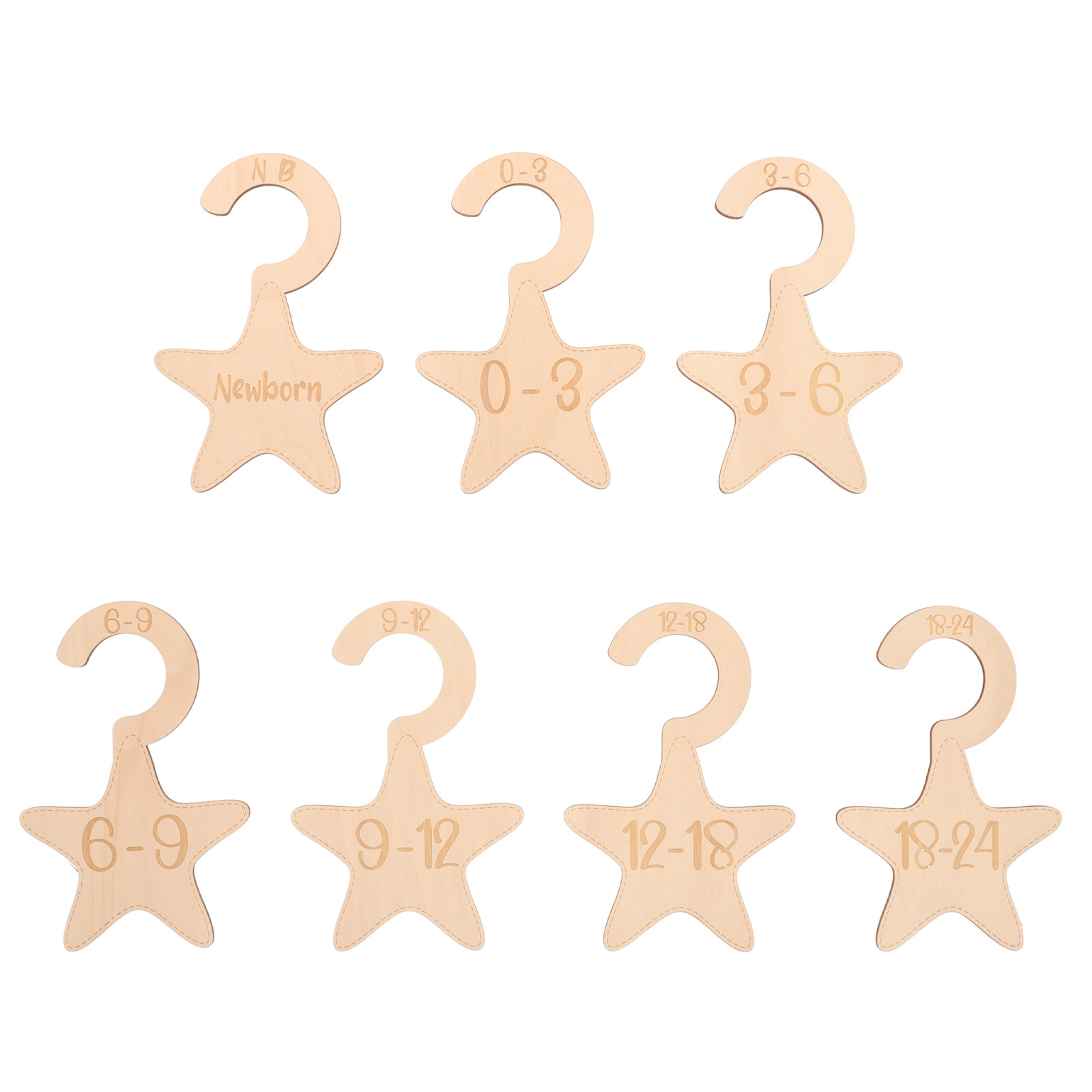 7 Buah Pembatas Lemari Pakaian - Baby Clothing Organizer ulasan dan harga