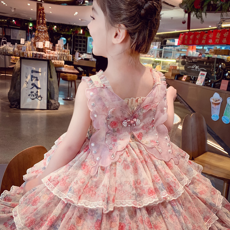 Gaun Ruffle Berlapis-lapis unt - Baby Clothing For Girls ulasan dan harga