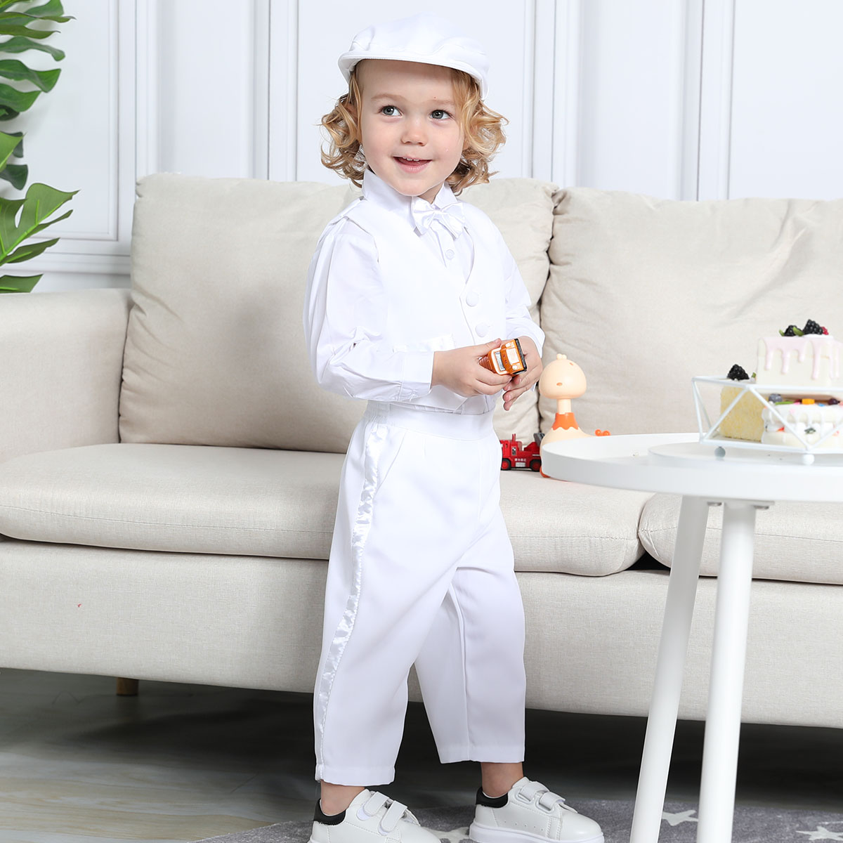Setelan pembaptisan bayi laki- - Baby Clothing Designer ulasan dan harga