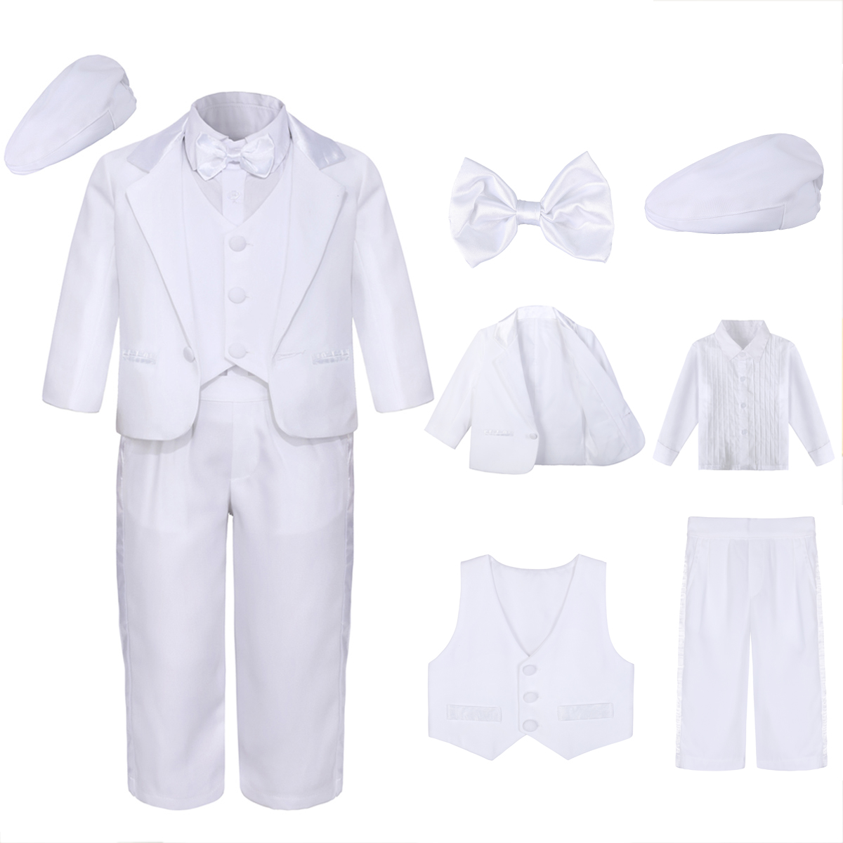 Setelan pembaptisan bayi laki- - Baby Clothing Designer ulasan dan harga