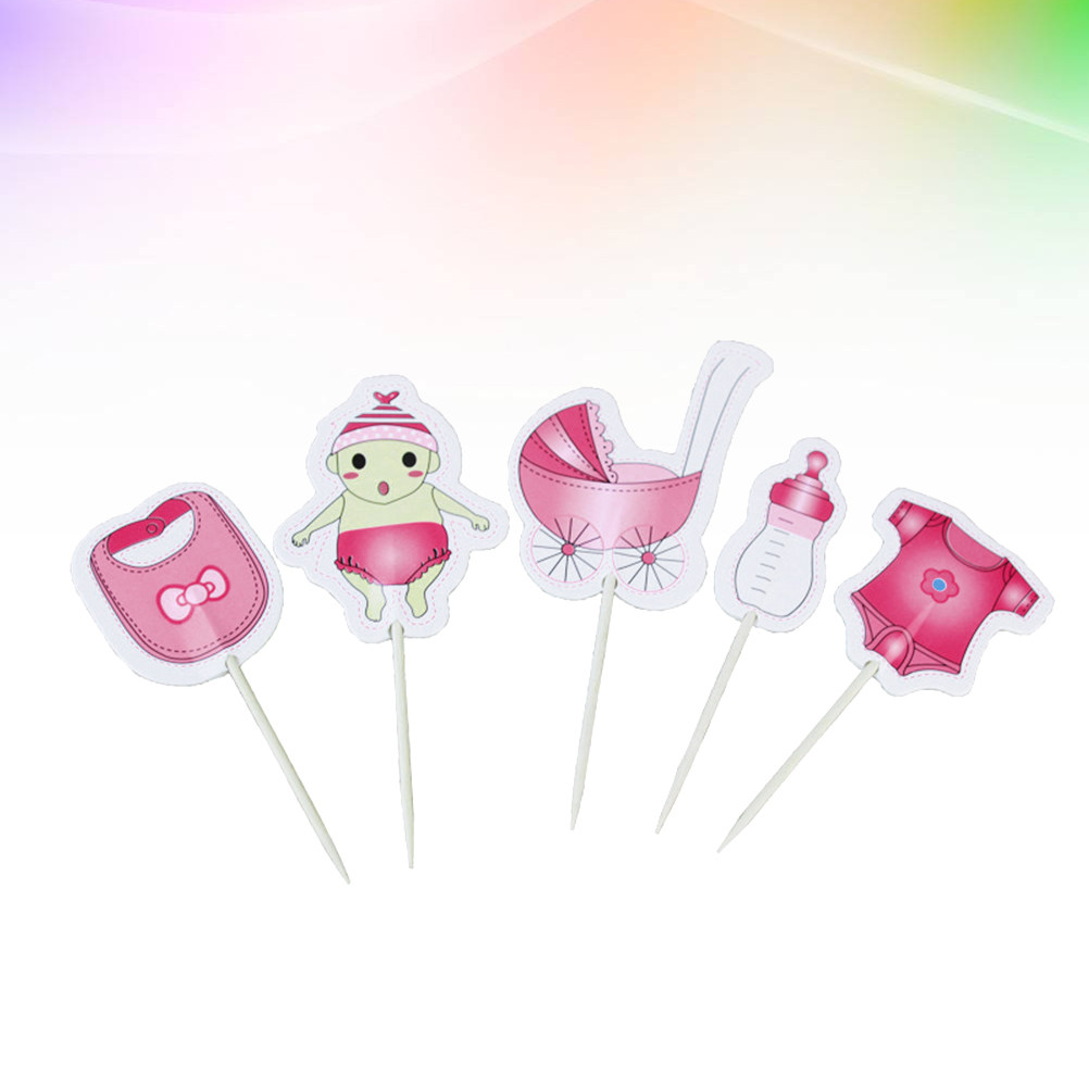 20Pcs Hiasan Kue Baby Shower y - Baby Clothing Designer ulasan dan harga