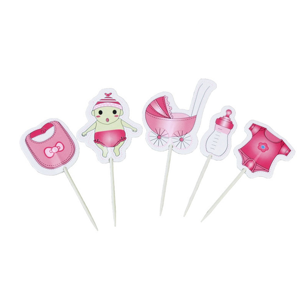 20Pcs Hiasan Kue Baby Shower y - Baby Clothing Designer ulasan dan harga