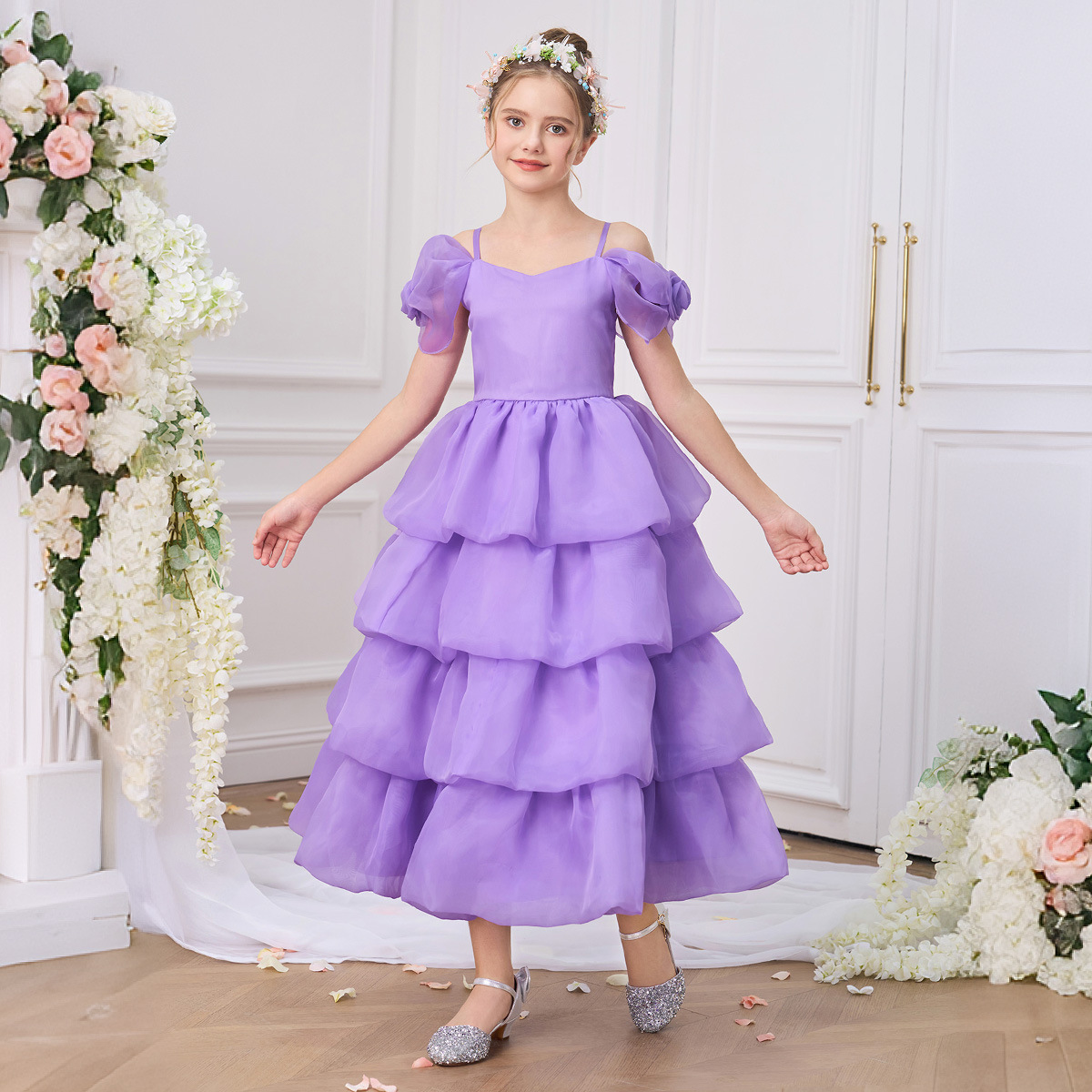 Gaun Pesta Anak Perempuan Ulan - Baby Clothing Layers ulasan dan harga