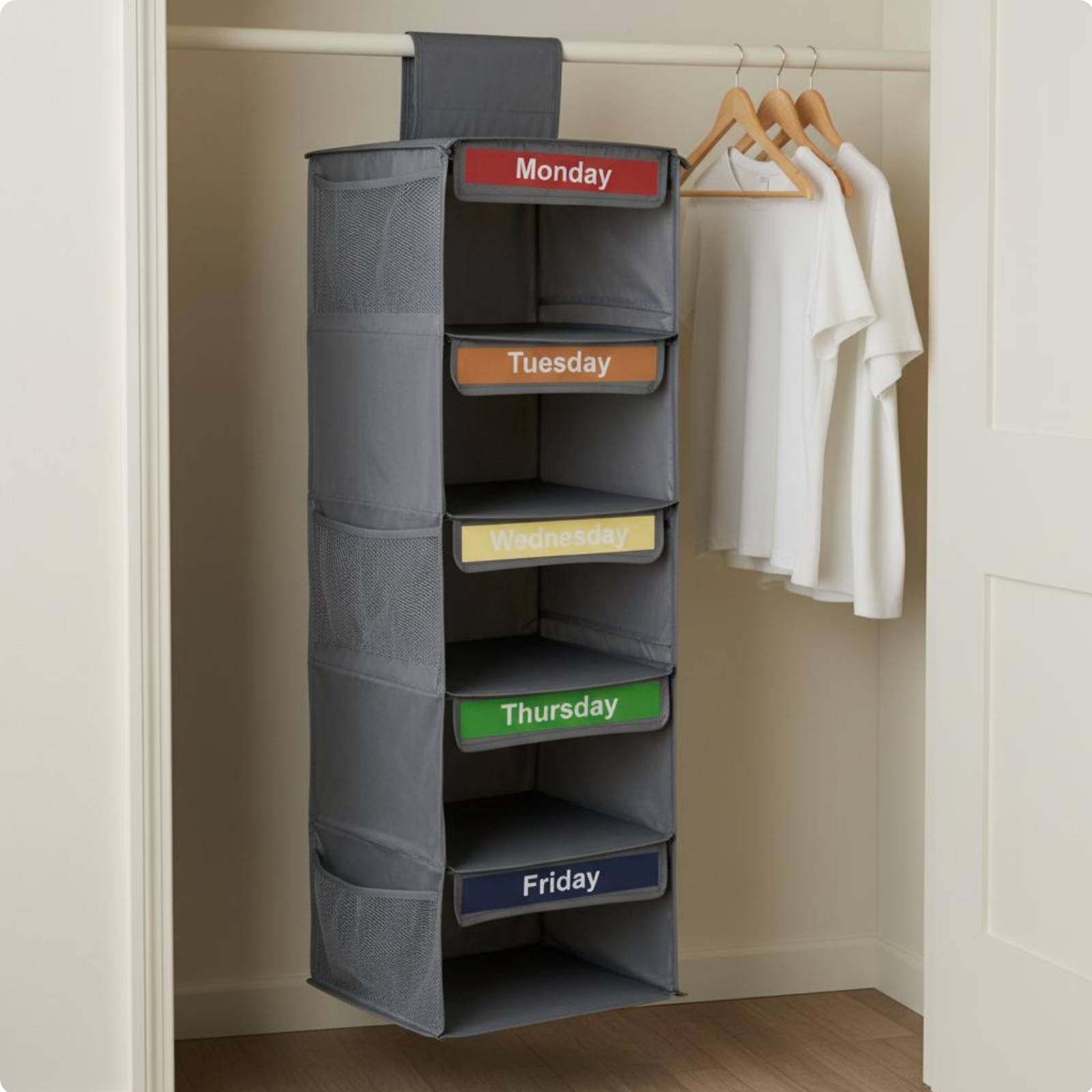 Tas Penyimpanan Gantung 7 Ting - Baby Clothing Organizer ulasan dan harga