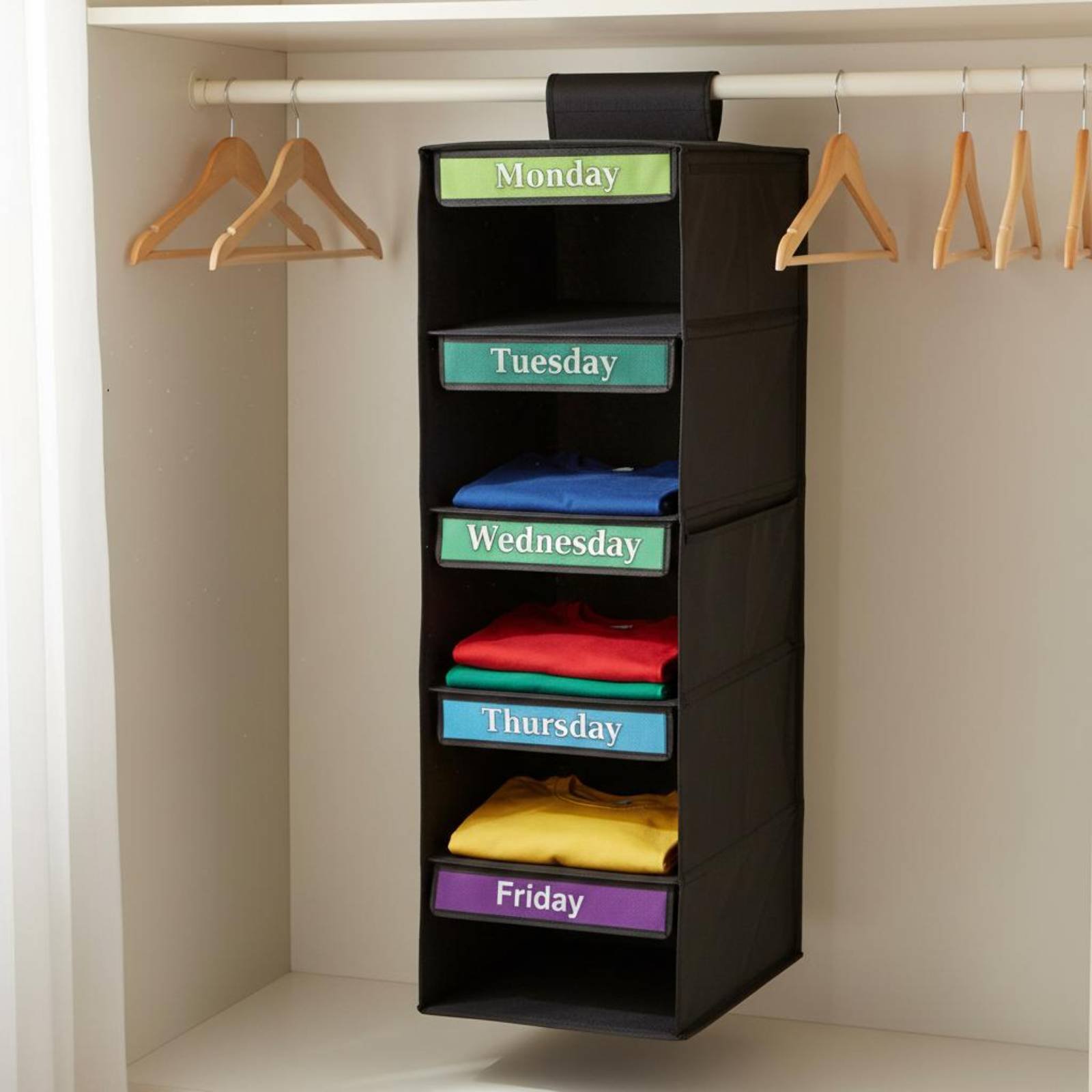 Tas Penyimpanan Gantung 7 Ting - Baby Clothing Organizer ulasan dan harga