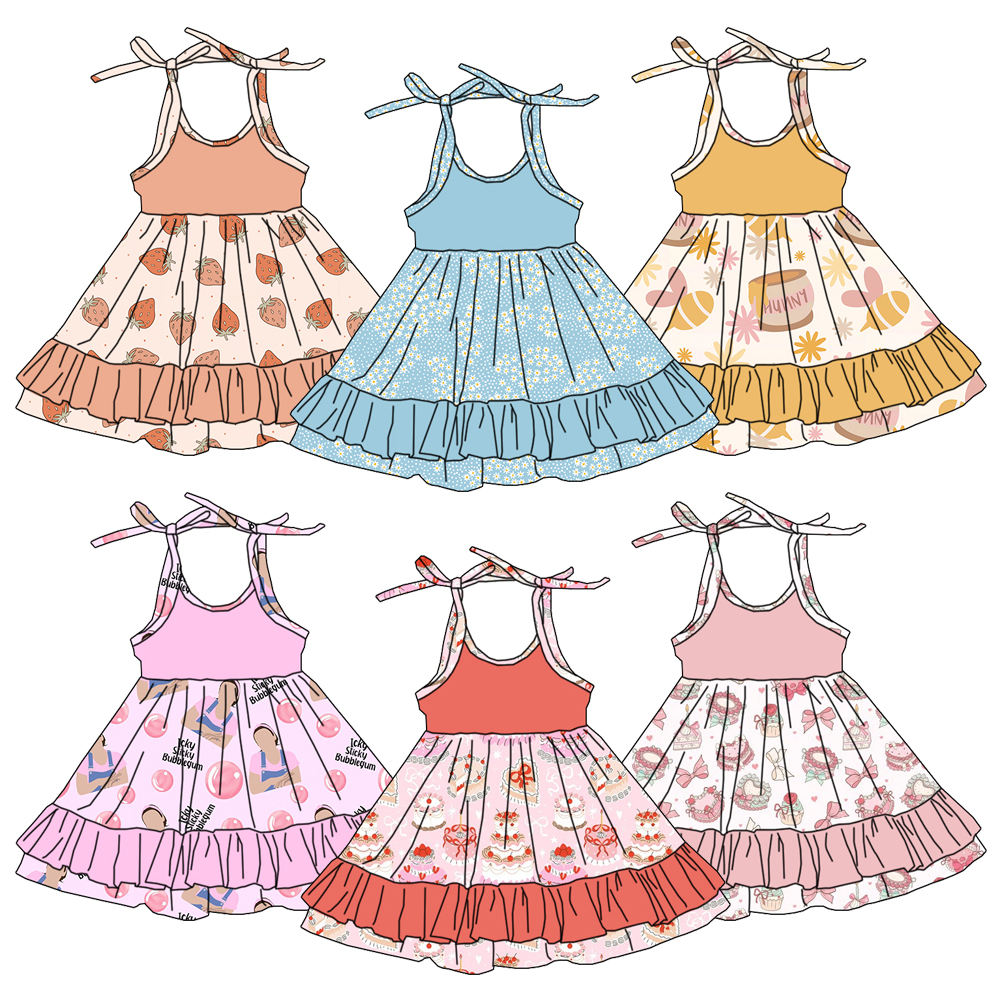 Gaun Bayi Perempuan Motif Stro - Baby Clothing Layers ulasan dan harga