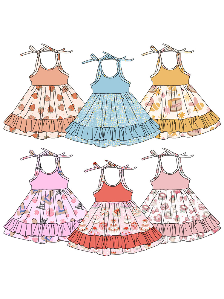 Gaun Bayi Perempuan Motif Stro - Baby Clothing Layers ulasan dan harga