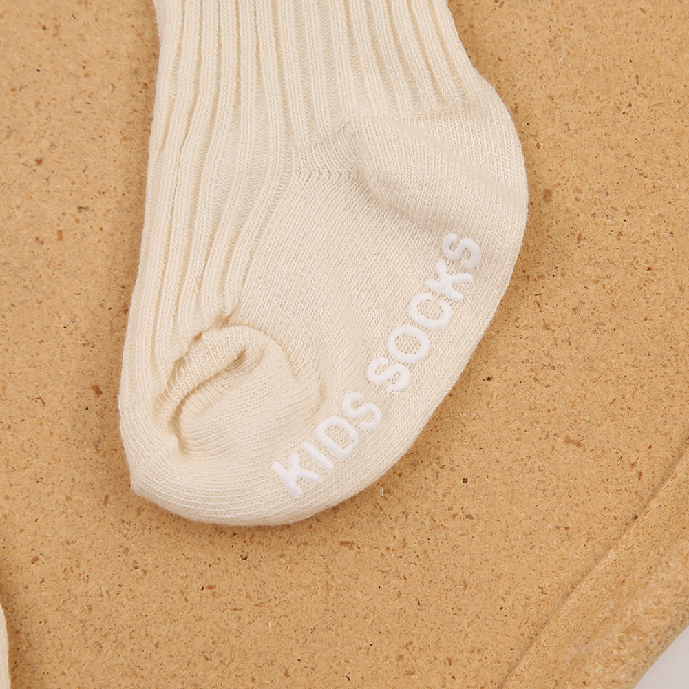 Bando bunga Latte krim Ins, 3  - Toddler Sock Set ulasan dan harga