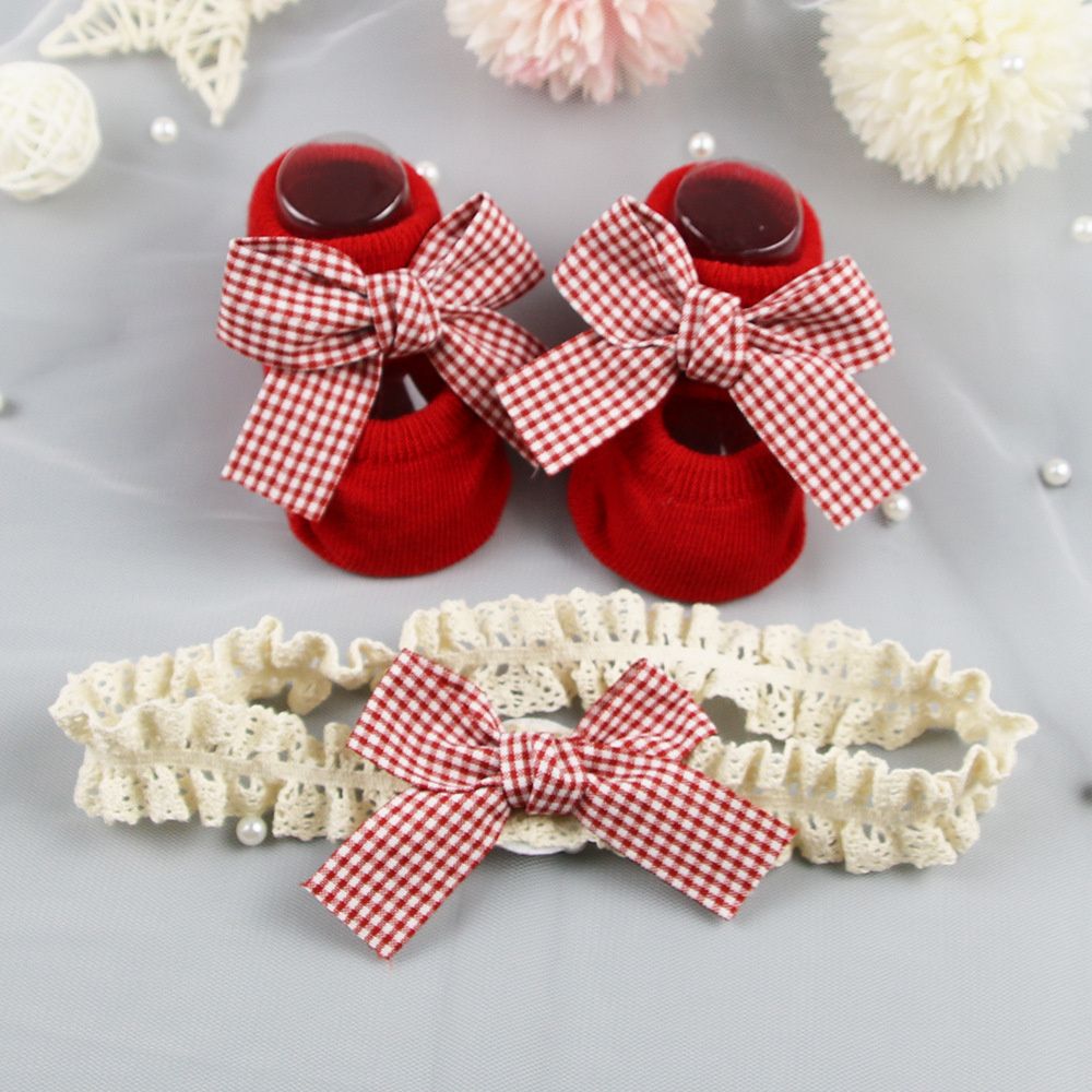 Hadiah Natal Ikat Kepala Pita  - Toddler Sock Set ulasan dan harga